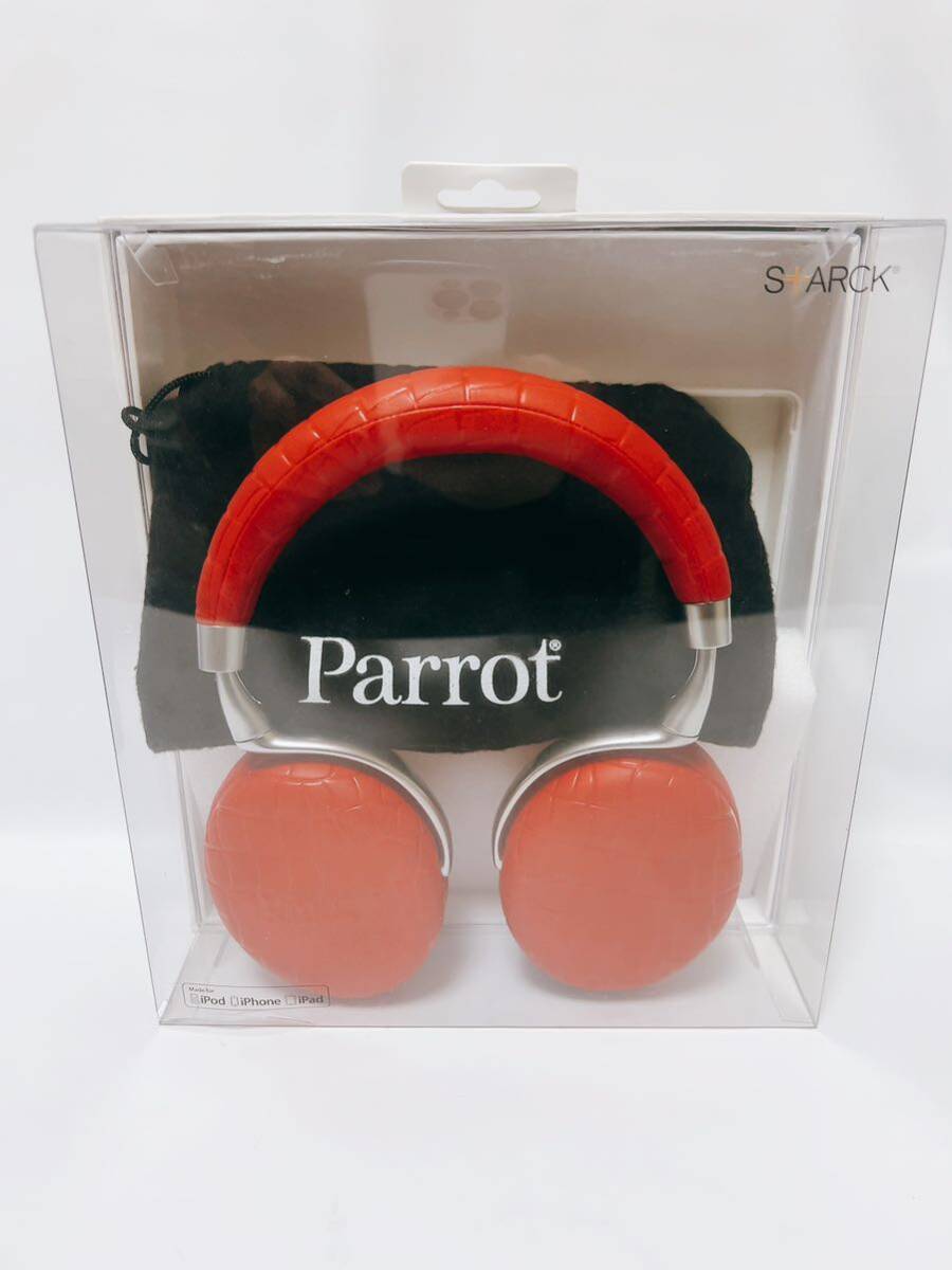 Parrot Zik 3 密閉型 ワイヤレスヘッドホン ノイズキャンセリング Bluetooth NFC Qiワイヤレス充電 Apple Watch対応 Red Crocodile の画像1