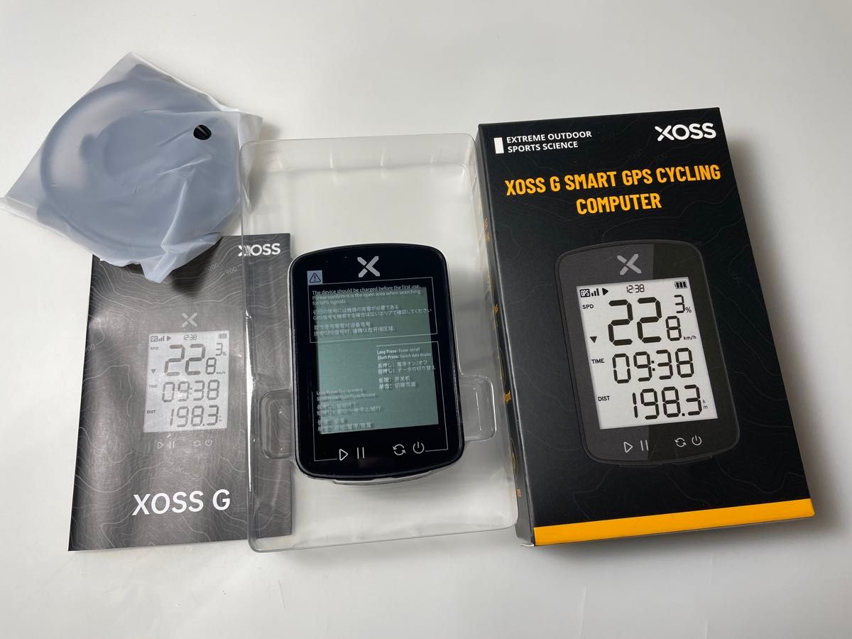 XOSS G Gen2 サイクルコンピュータ GPS サイコン 2.2インチ IPX7防水 Type-C充電 ワイヤレス