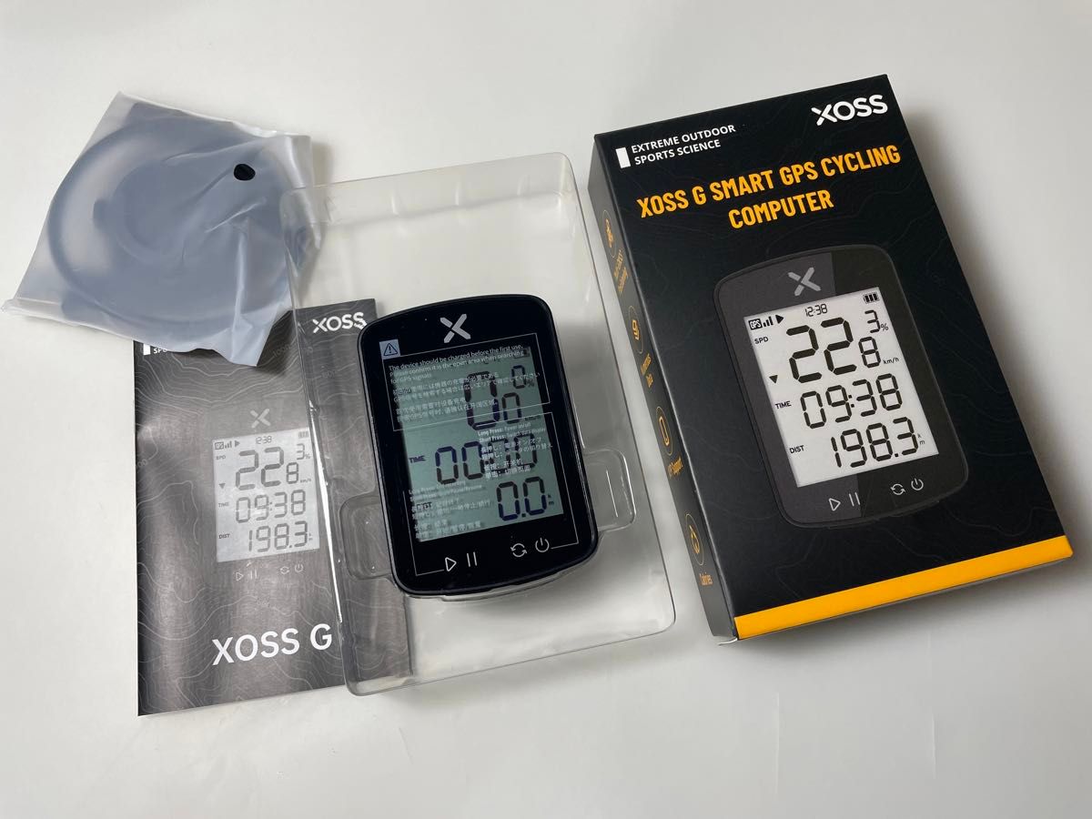 XOSS G Gen2 サイクルコンピュータ GPS サイコン 2.2インチ IPX7防水 Type-C充電 ワイヤレス