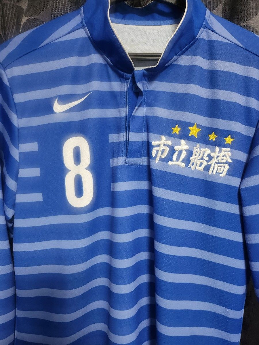 市立船橋高校 サッカー部 公式戦ユニフォーム Mサイズ 長袖 市立船橋高校 サッカー部 公式戦ユニフォーム Mサイズ 長袖