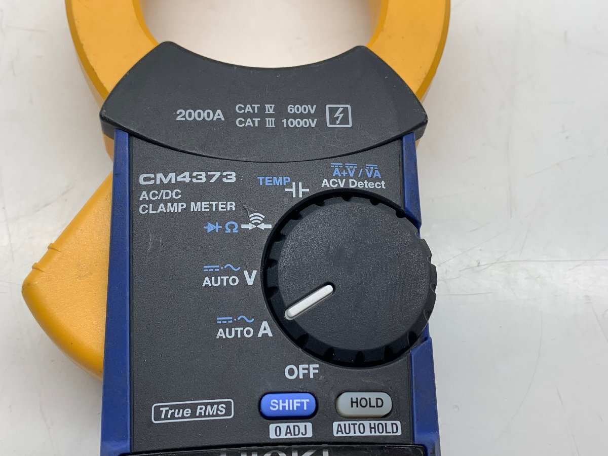 CM4373 HIOKI 日置 AC/DC CLAMP METER AC/DCクランプメーター 通電動作未確認の画像3