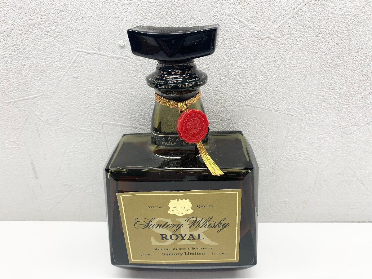 古酒 SUNTORY WHISKY ROYAL SR 720ml サントリー ウイスキー ローヤル SR 43% 未開栓 CFAR ローヤルSRの画像1