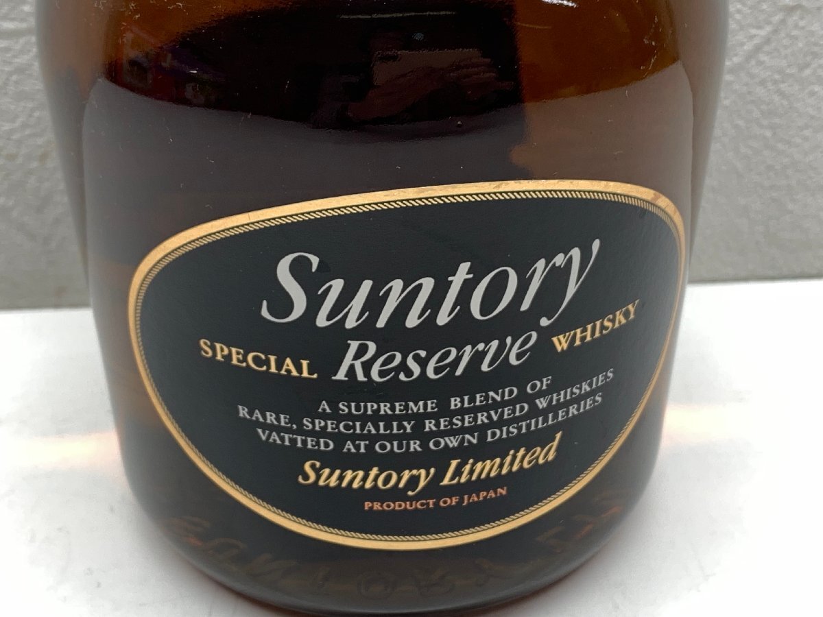 【未開栓】SUNTORY SPECIAL RESERVE WHISKY 750ml 43％ サントリースペシャルリザーブウイスキー 古酒の画像3