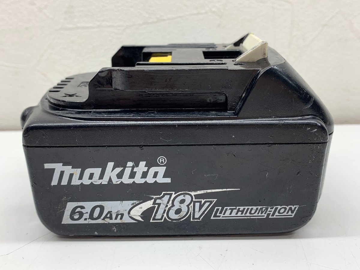【動作確認OK】純正品 makita マキタ 充電池 18V 6.0Ah BL1860B リチウムイオン バッテリーの画像4