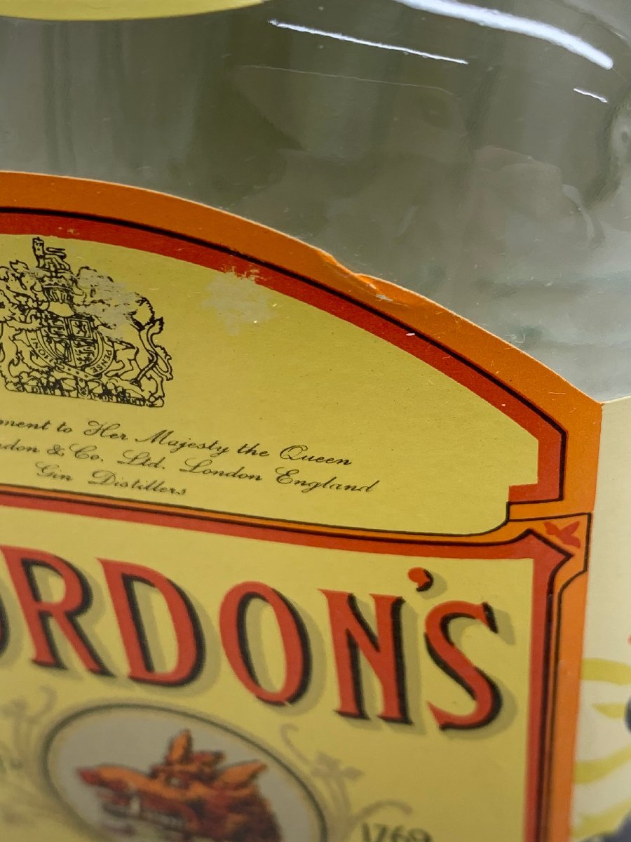 【未開栓】GORDONS ゴードン DRY GIN ドライ ジン 47％ 750ml スピリッツ_画像5