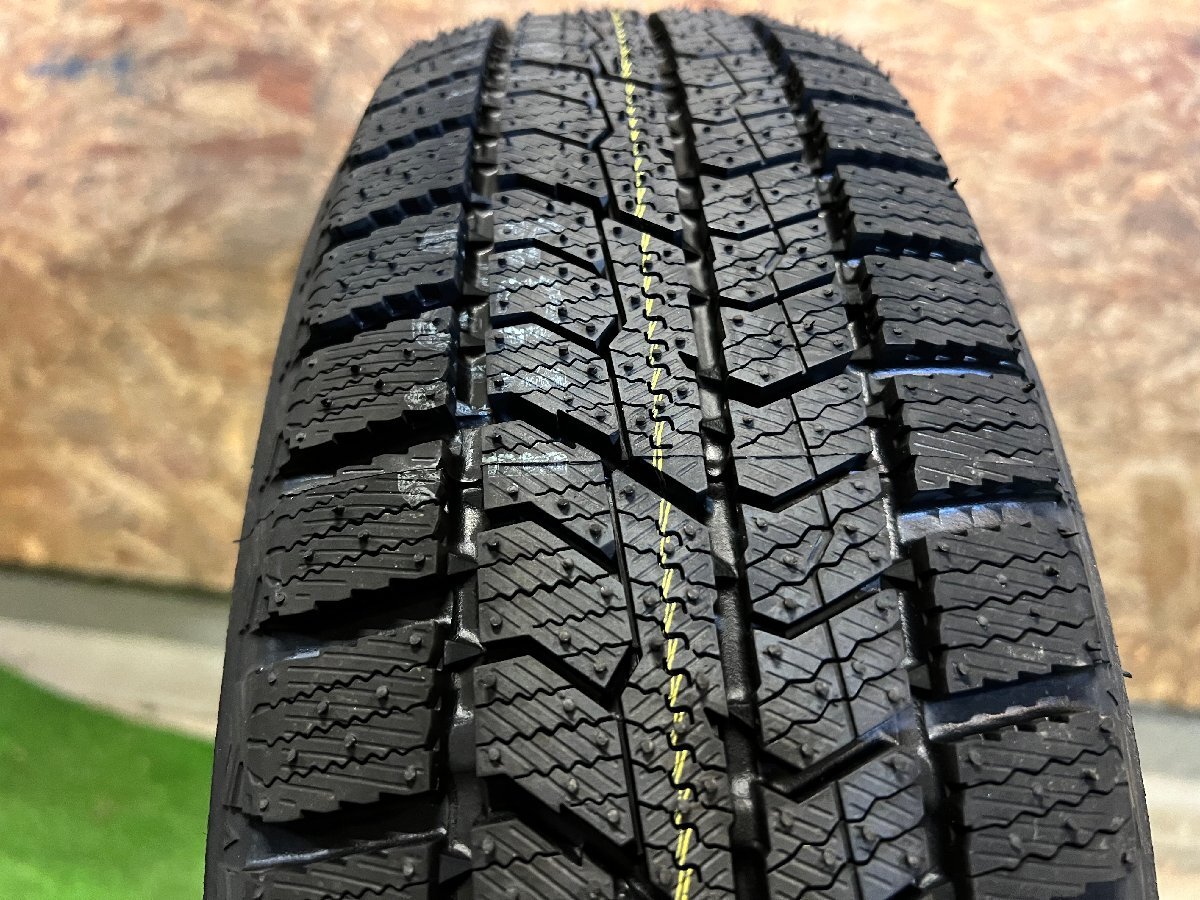 新品 未使用 AZ sports 14インチ 4.5J +45 155/65R14 TOYO OBSERVE GIZ2 2023年製 バリ山 スタッドレス タイヤホイール 4本セット H_画像9