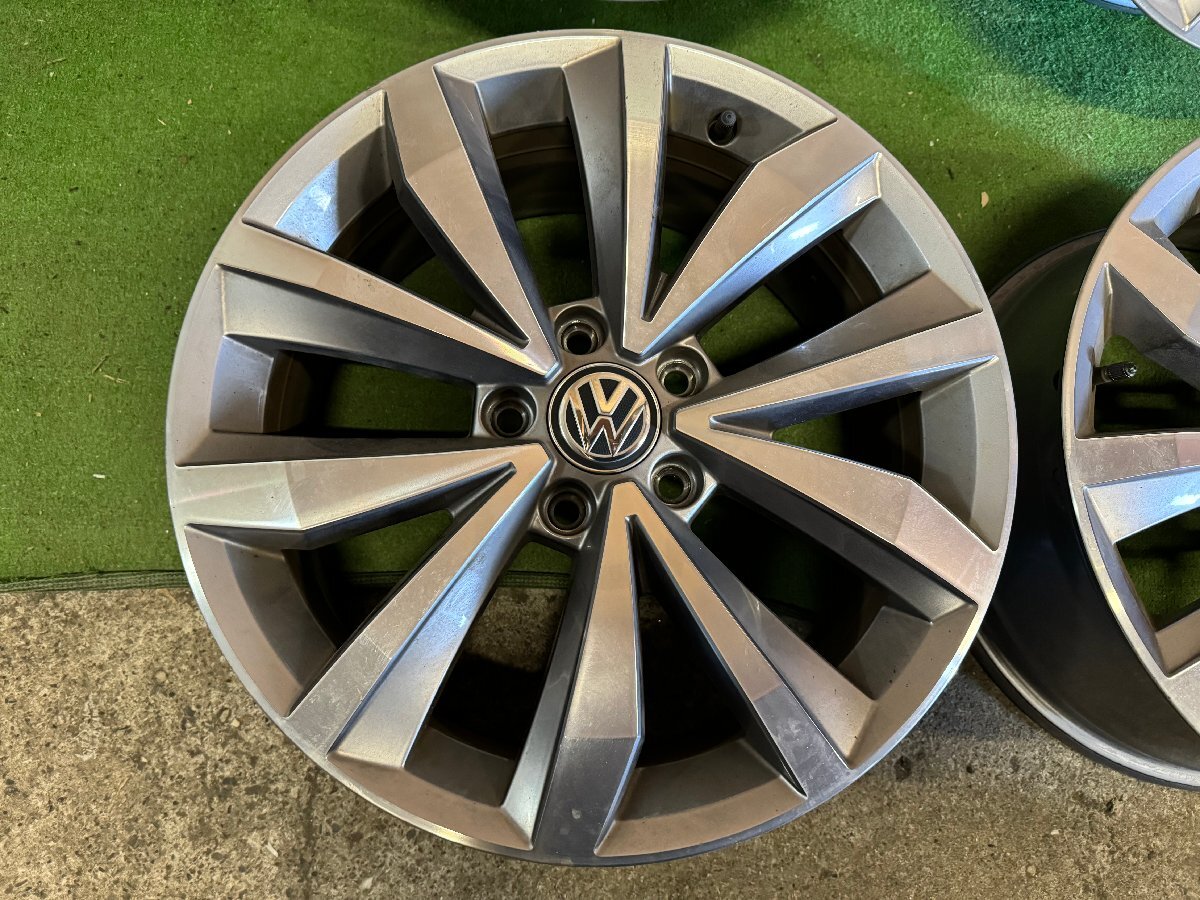 VW フォルクスワーゲン T-ROC 純正 17インチ 7J +45 PCD112 5H ホイール 4本セット H_画像4