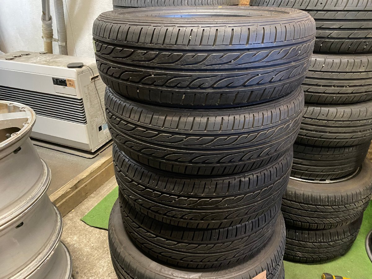 165/55R15 DUNLOP EC202 2021年製 バリ山 夏タイヤ 4本セット Hの画像1