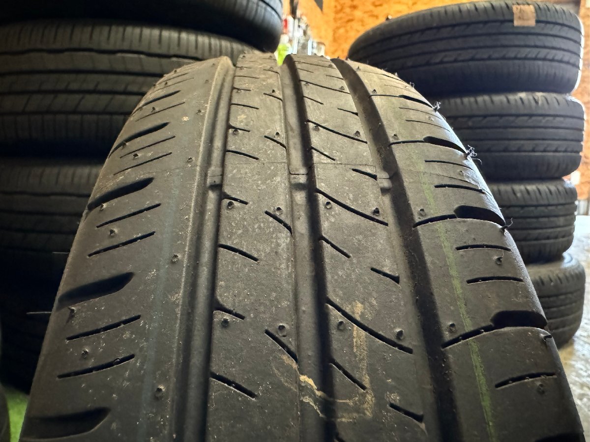 155/65R14 DUNLOP ENASAVE EC300+ 2022年製 バリ山 イボ付き 夏タイヤ 4本セット H_画像5