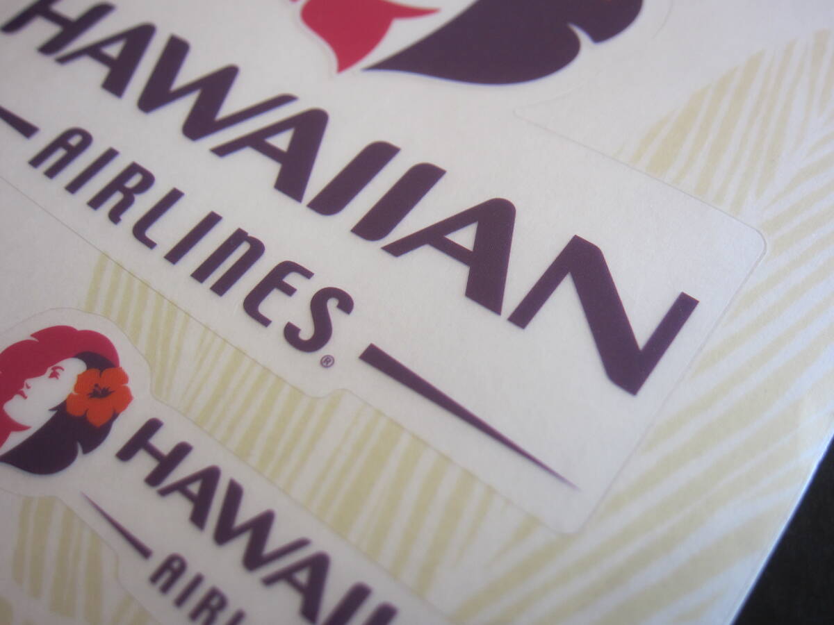 ハワイアン航空■HAWAIIAN AIRLINES■ハワイの空へ、ハワイの翼で。■ステッカーの画像4