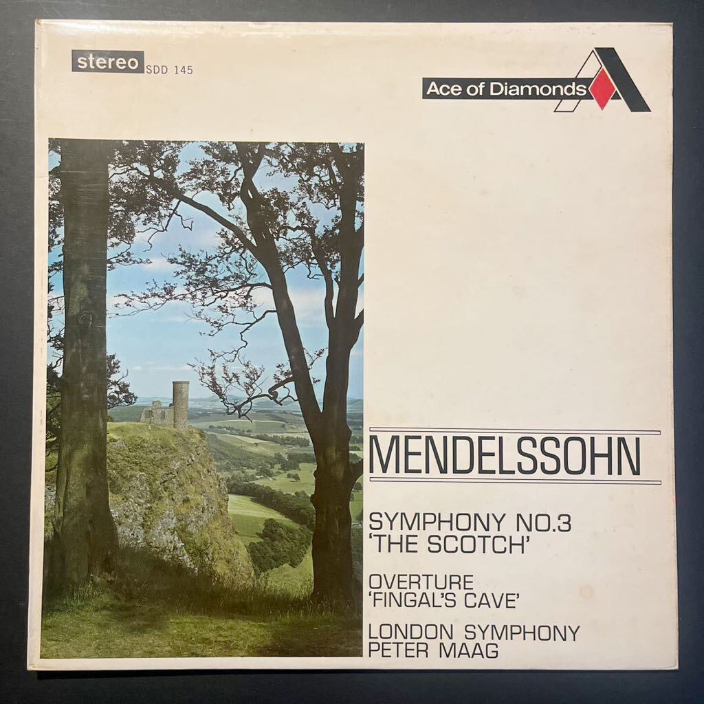 英decca【優秀録音stereo】★ ペーター・マークのメンデルスゾーン 交響曲第3番 スコットランド ★ peter maag mendelssohn SDDの画像1