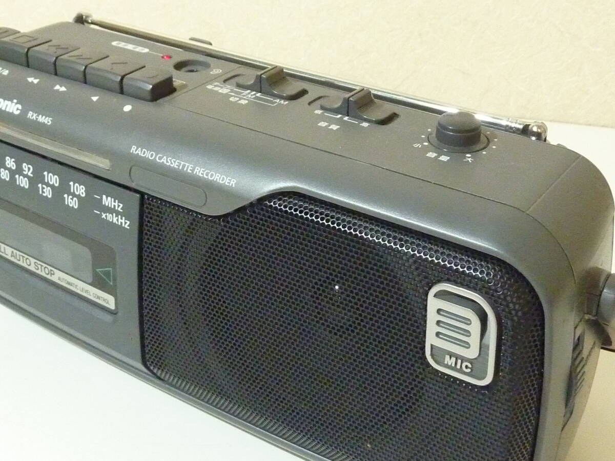 Panasonic パナソニック RX-M45 ラジオカセットレコーダー 19年製 激安 爆安 1円スタート