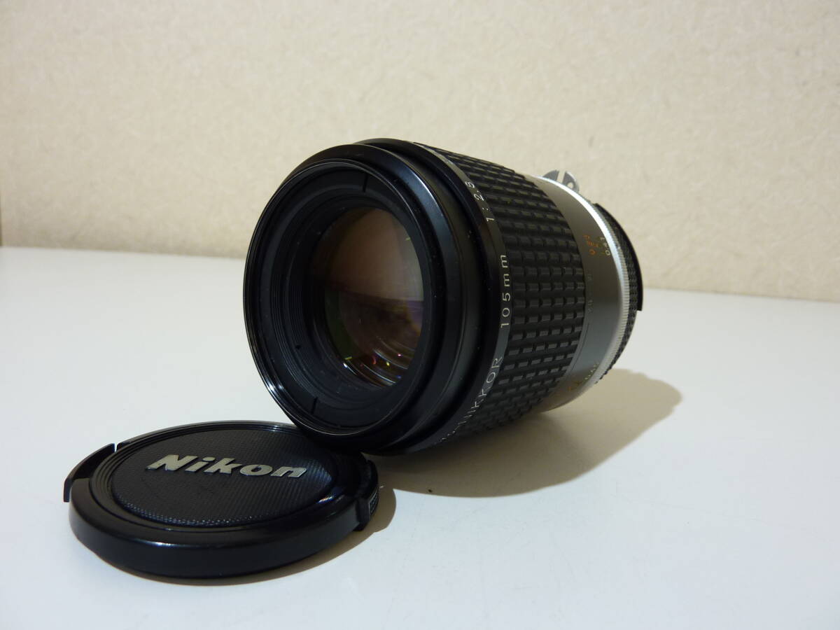 Nikon Nikon Micro-NIKKOR 105mm 1:2.8 Nikkor macro single burnt point lens super-discount down 1 jpy start 