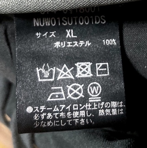 セットアップ nano universe ナノユニバース スーツ グレー サイズ XL l ジャケット パンツ 6740118001 スラックス 無地 春 秋 冬 gray_画像4