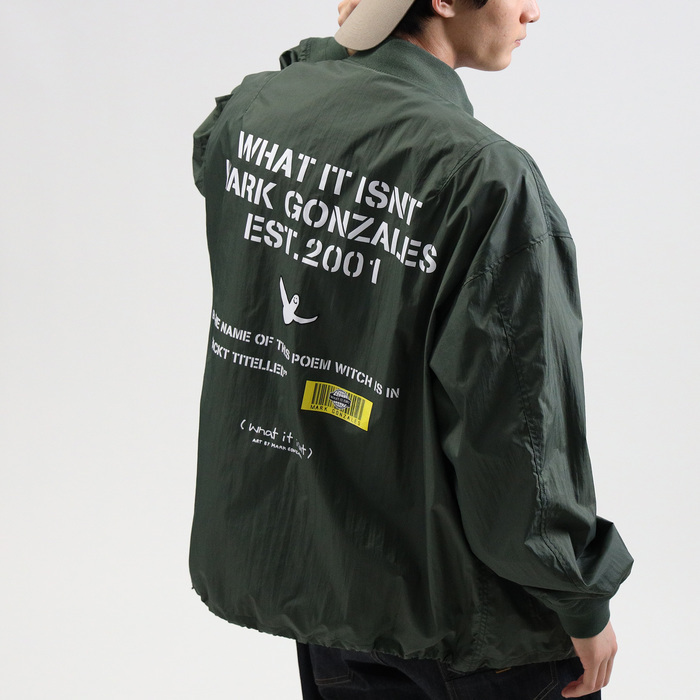 美品 Mark Gonzales マークゴンザレス オリーブ サイズ m グリーン オリーブ 緑 ブルゾン ジャケット ジャンパー 春 秋 スポーツ green_同商品イメージ