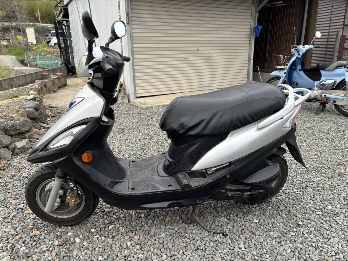 大阪府高槻市発 KYMCO MAX LOAD 5KG 販売証明書あり 場内走行確認済み 未整備 現状車 の画像1