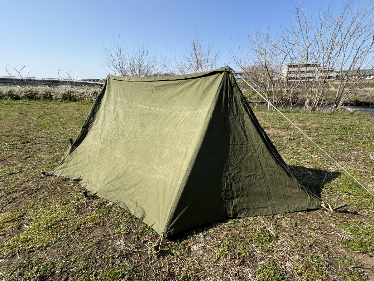 Yahoo!オークション - 米軍実物 シェルターハーフテント Yahoo!オークション - 米軍実物 シェルターハーフテント