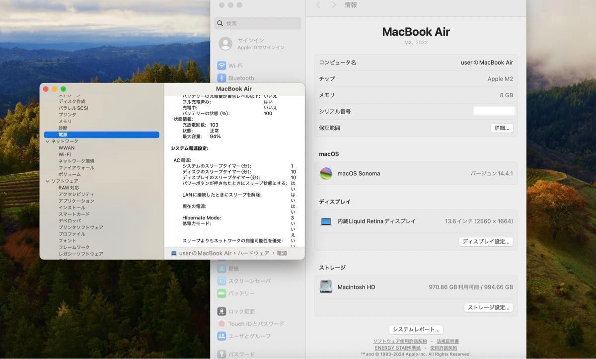 MacBook Air 2022 M2 10コア 1TB 