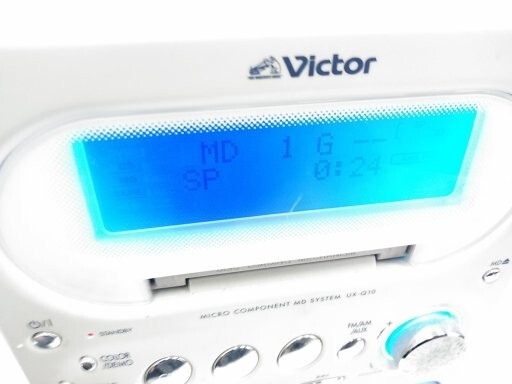 ○音出し確認済み Victor/ビクター CD MD カセット FM AM コンポ UX-Q10 リモコン アンテナ付き 4261 @140 ○_画像2