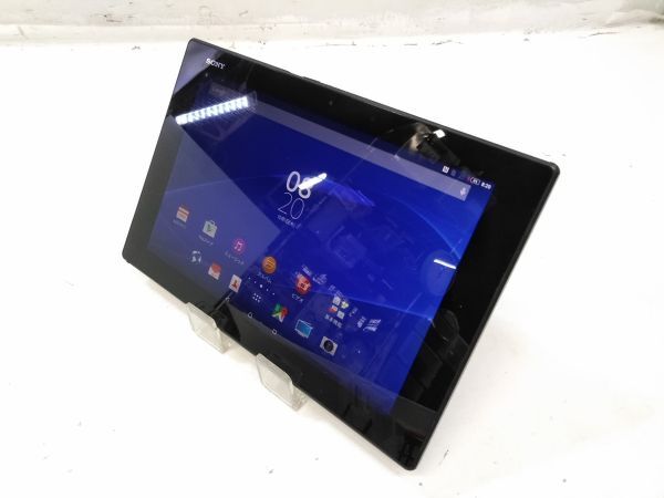 ♪au 10.1インチ Xperia Z2 Tablet タブレット SOT21 Android 5 32GB フルセグ対応 利用制限：◯ 初期化済み E040306H 〒♪の画像1