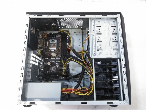 ♪ジャンク ドスパラ Diginnos GALLERIA ゲーミング PC ケース マザーボード(ASROCK Z87 Pro3)/電源付き CPU/メモリ/HDD無 E040503B@140♪の画像5