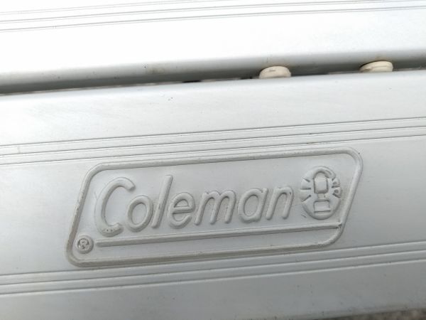 ★Coleman コールマン ピクニックベンチセット テーブル ベンチ アルミ 折りたたみ 170-5652(0220477196) E-0418-2 ♪@140★_画像8