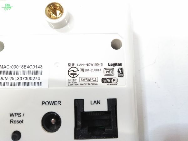 !5 шт. комплект суммировать ELECOM/Logitec Wi-Fi соответствует сеть камера LAN-NCW150/S нераспечатанный 3 шт. содержит E042514F @100!