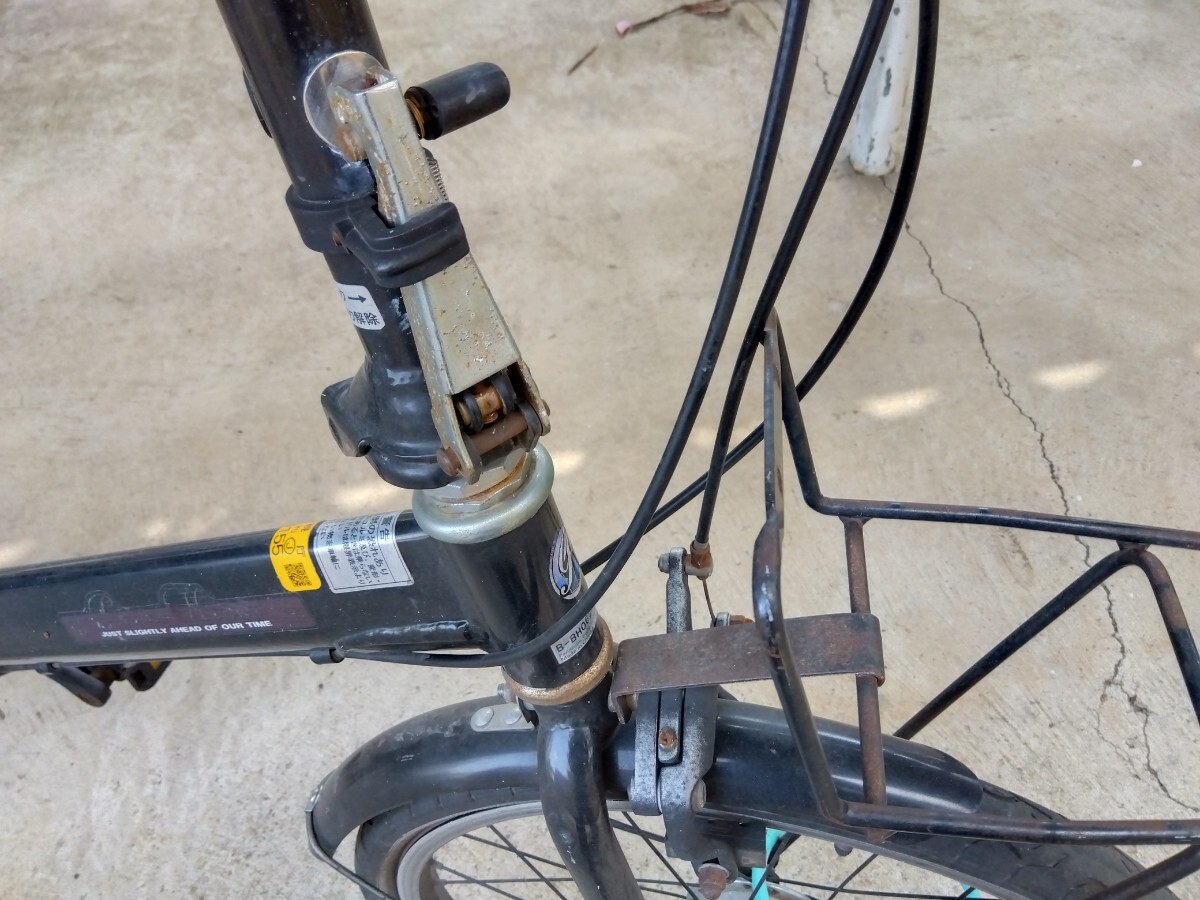 (引き取り限定) ジャンク品 20インチ折り畳み自転車 Panasonic の画像8
