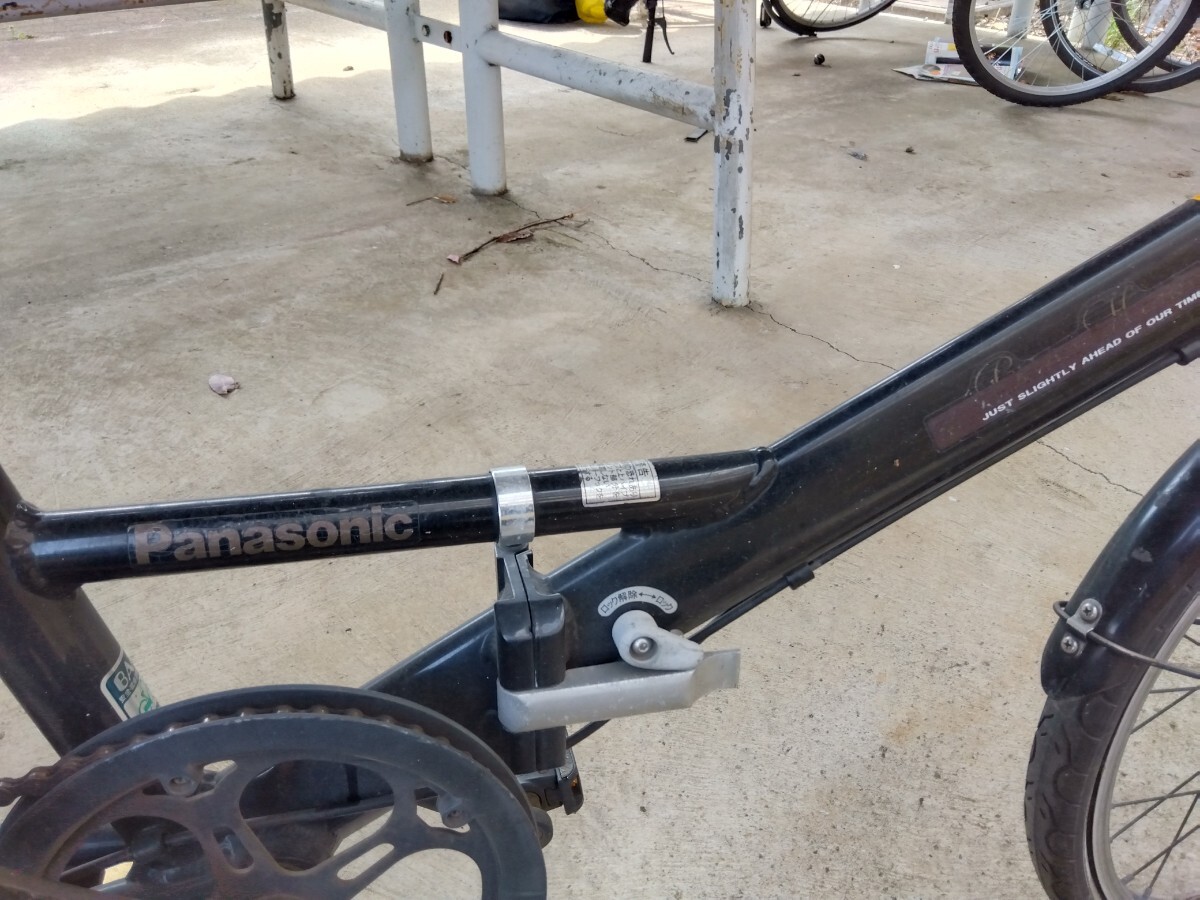 (引き取り限定) ジャンク品 20インチ折り畳み自転車 Panasonic の画像6