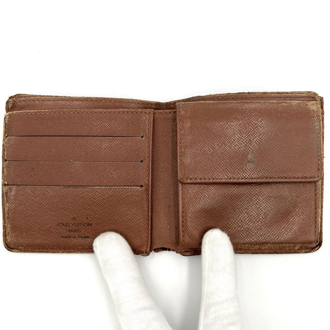 Louis Vuitton ルイヴィトン 折り財布 総柄 ワンポイントロゴ_画像5