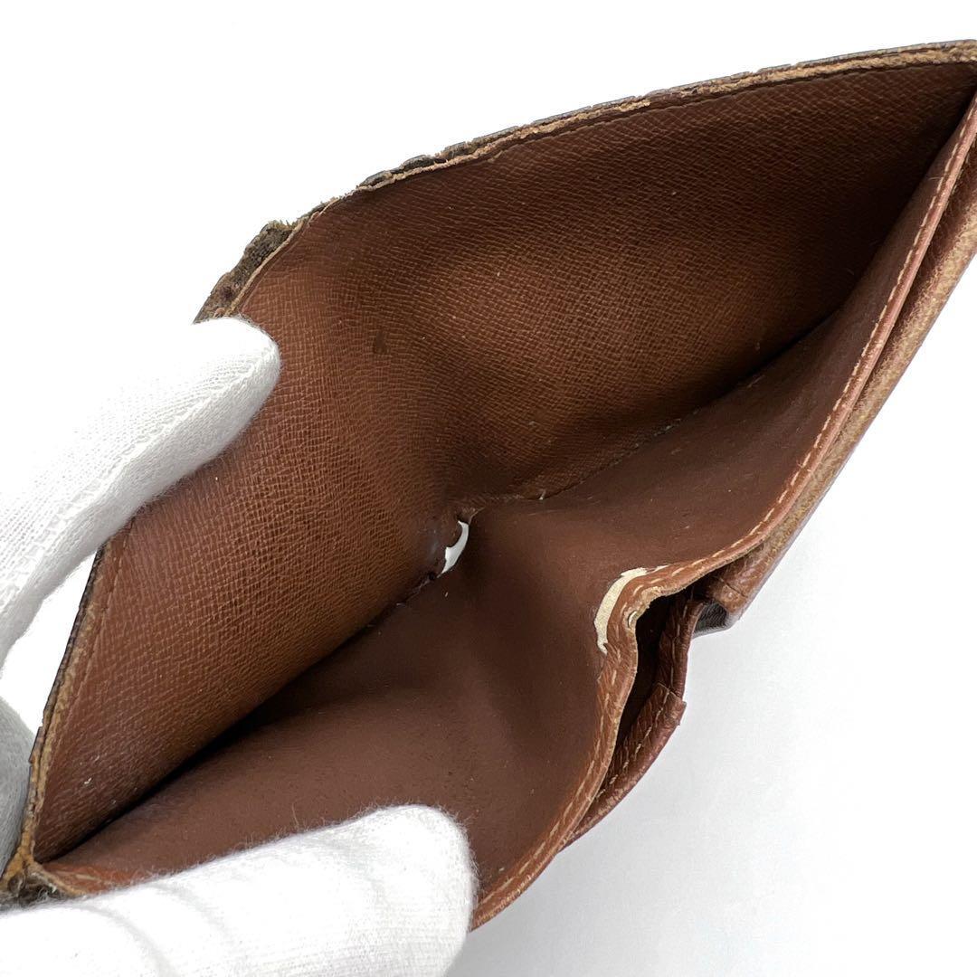 Louis Vuitton ルイヴィトン 折り財布 総柄 ワンポイントロゴ_画像6