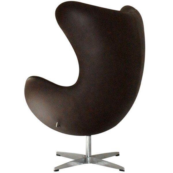 eg chair leather a Rene Jacobsen dark brown sofa sofa personal chair 