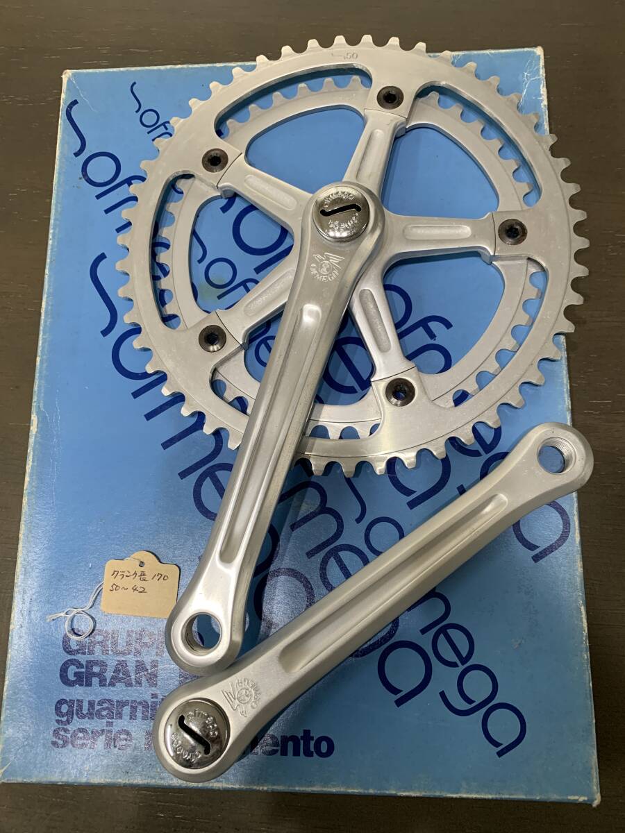 オフメガ　クランクギヤセット　Made in Italy　未使用品