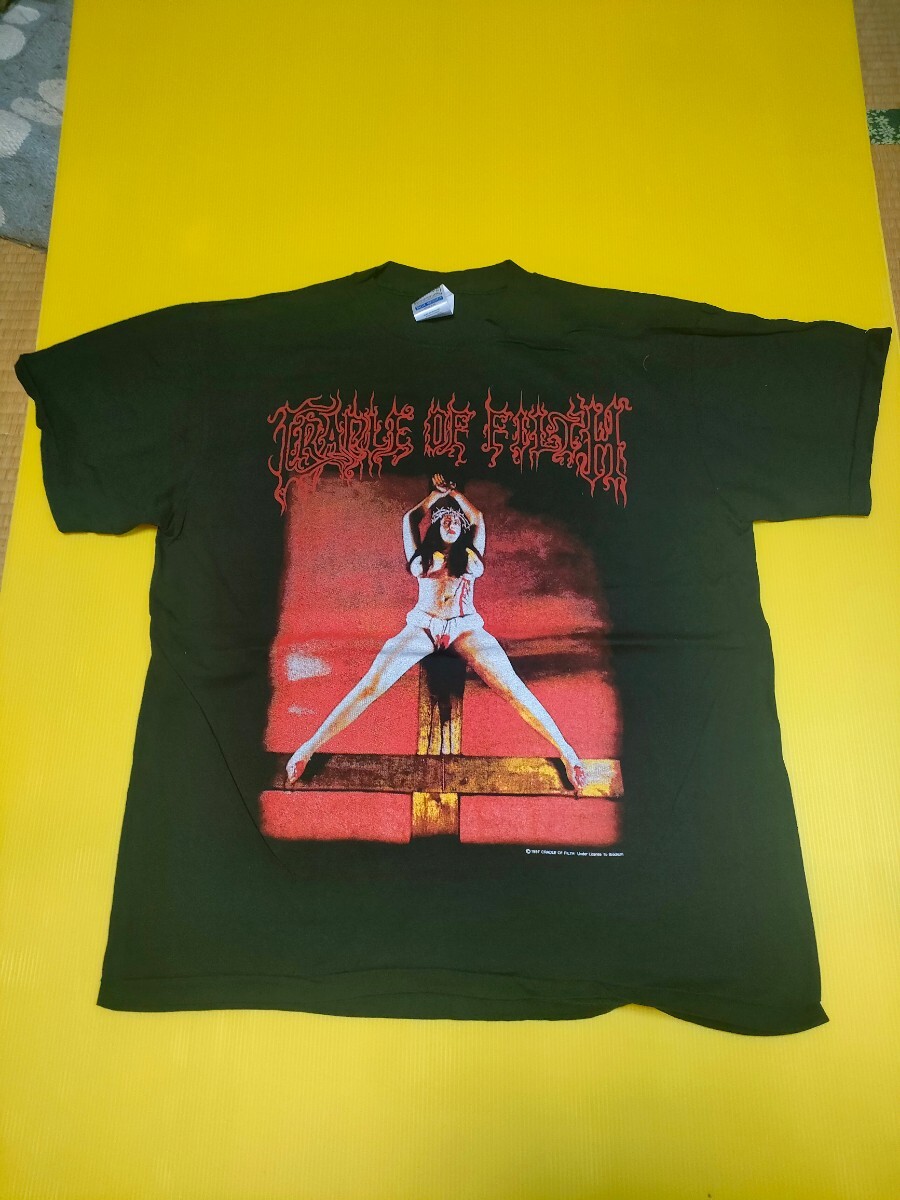 cradle of filth tシャツ XL マリリンマンソン nirvana メガデス メタリカ KORN ナイン・インチ・ネイルズ メタルTの画像1