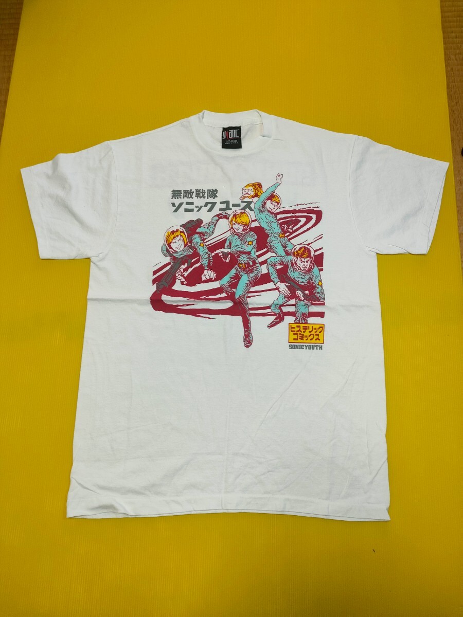 USA製 SONIC YOUTH Lサイズ 無敵戦隊ソニックユース ヒステリックコミックス ソニックユース Tシャツ ￥1スタの画像1