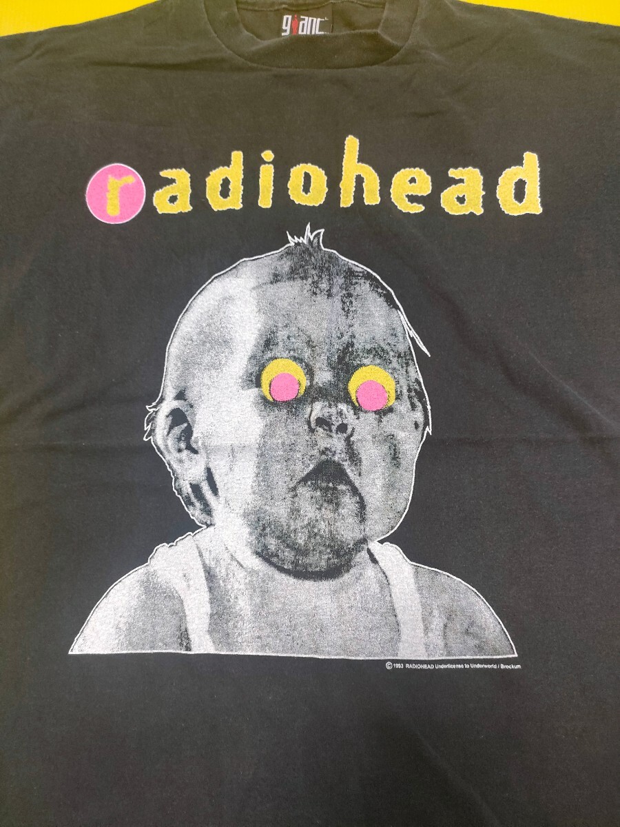 USA製 radiohead Lサイズ レディオヘッド Tシャツ Pablo Honeyの画像2