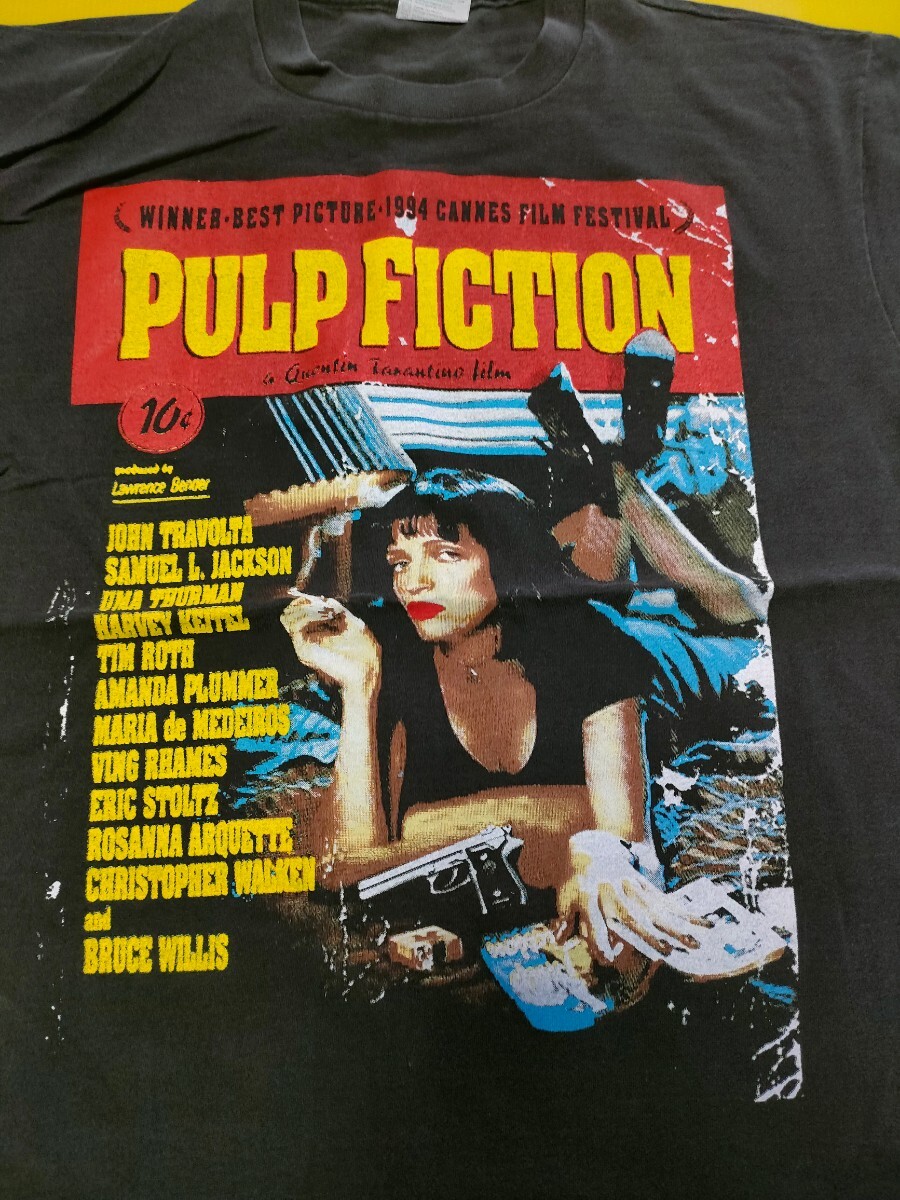 USA製 pulp fiction Lサイズ Tシャツ NIRVANA 映画 パルプフィクション マリリンマンソン　タイタニック　forest gump_画像2