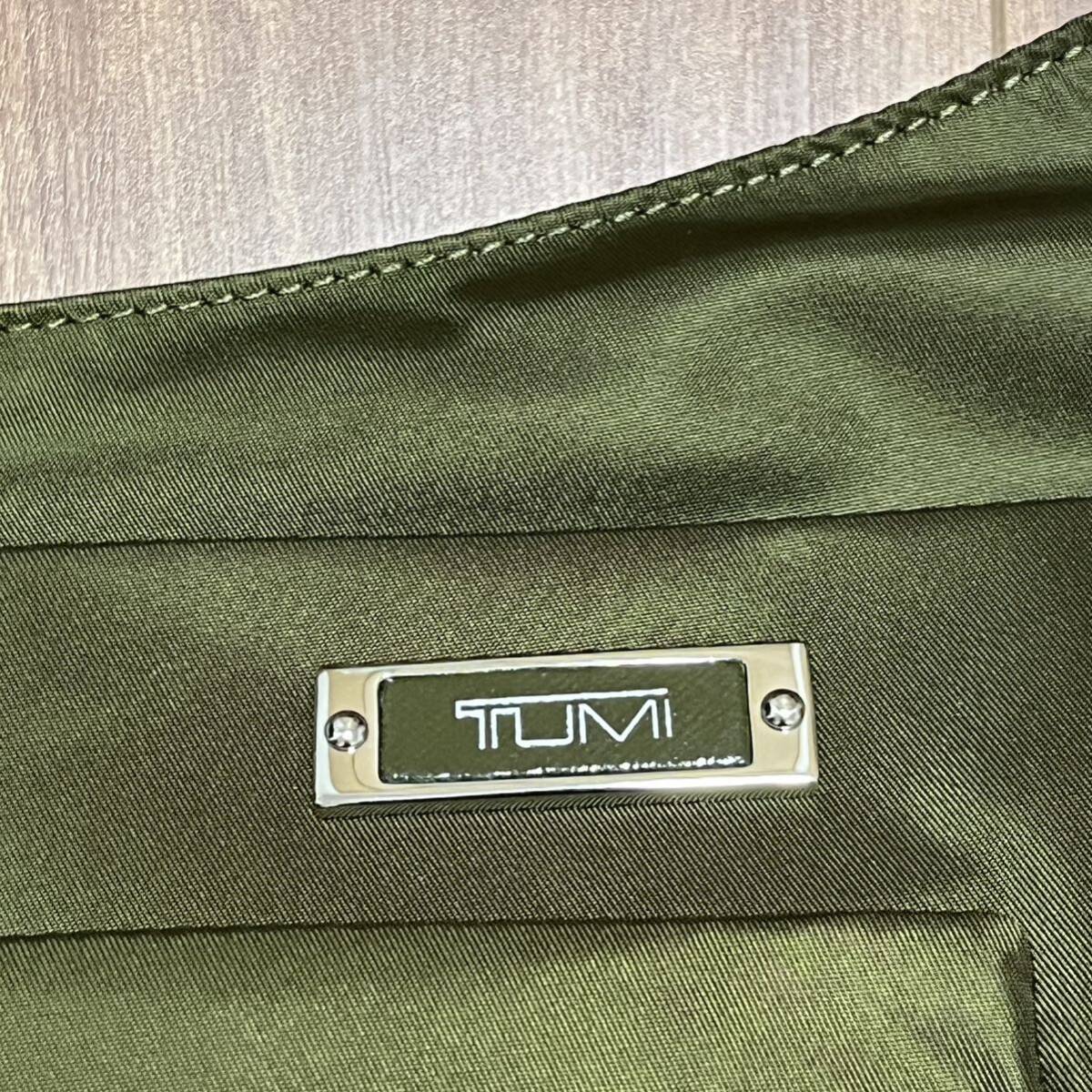 【新品/タグ付】TUMI / ショルダーバッグ/オリーブカラー_画像2