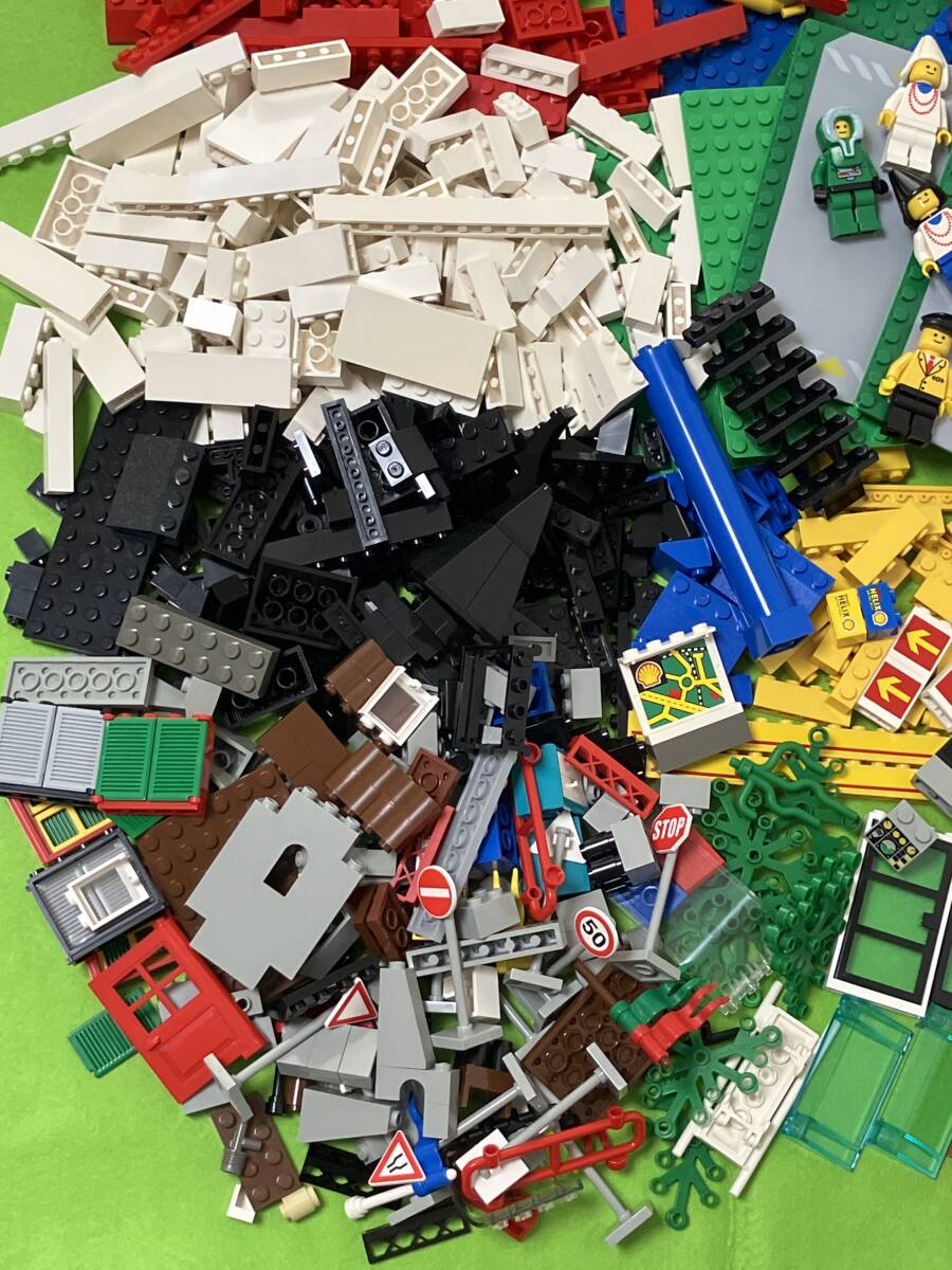 LEGO まとめて 街シリーズ お城シリーズ 騎士の休憩所 城壁 看板 ミニフィグ ボート ジャンク品の画像5