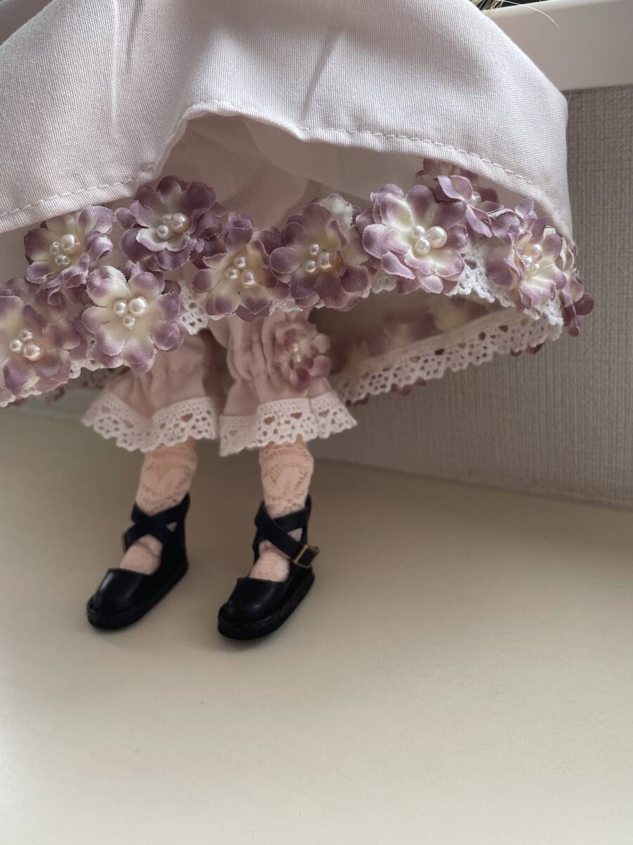 【Blythe outfit】Seasons closet ＊ウェルカム スプリング＊ブライス アウトフィット6点+巾着袋 ハンドメイド ※ドールはつきませんの画像3