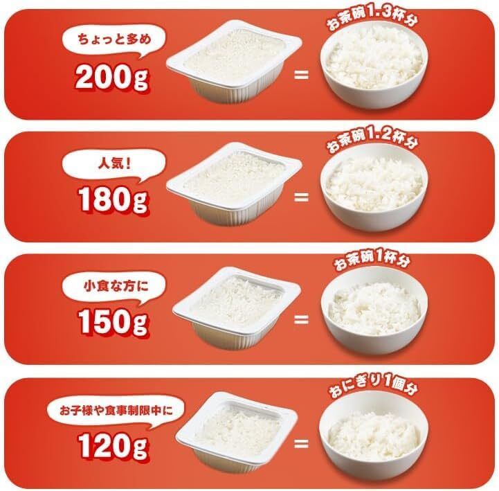 アイリスオーヤマ(IRIS OHYAMA) パックご飯 180g x 40 個 国産米 100% 低温製法米 非常食 米 レトルトの画像2