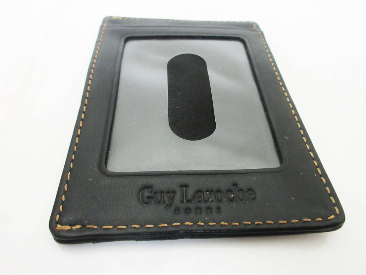 N8549[ pass case ]gila Rossi .Guy Laroche* ticket holder card-case fashion accessories ornament clothing accessories * used *