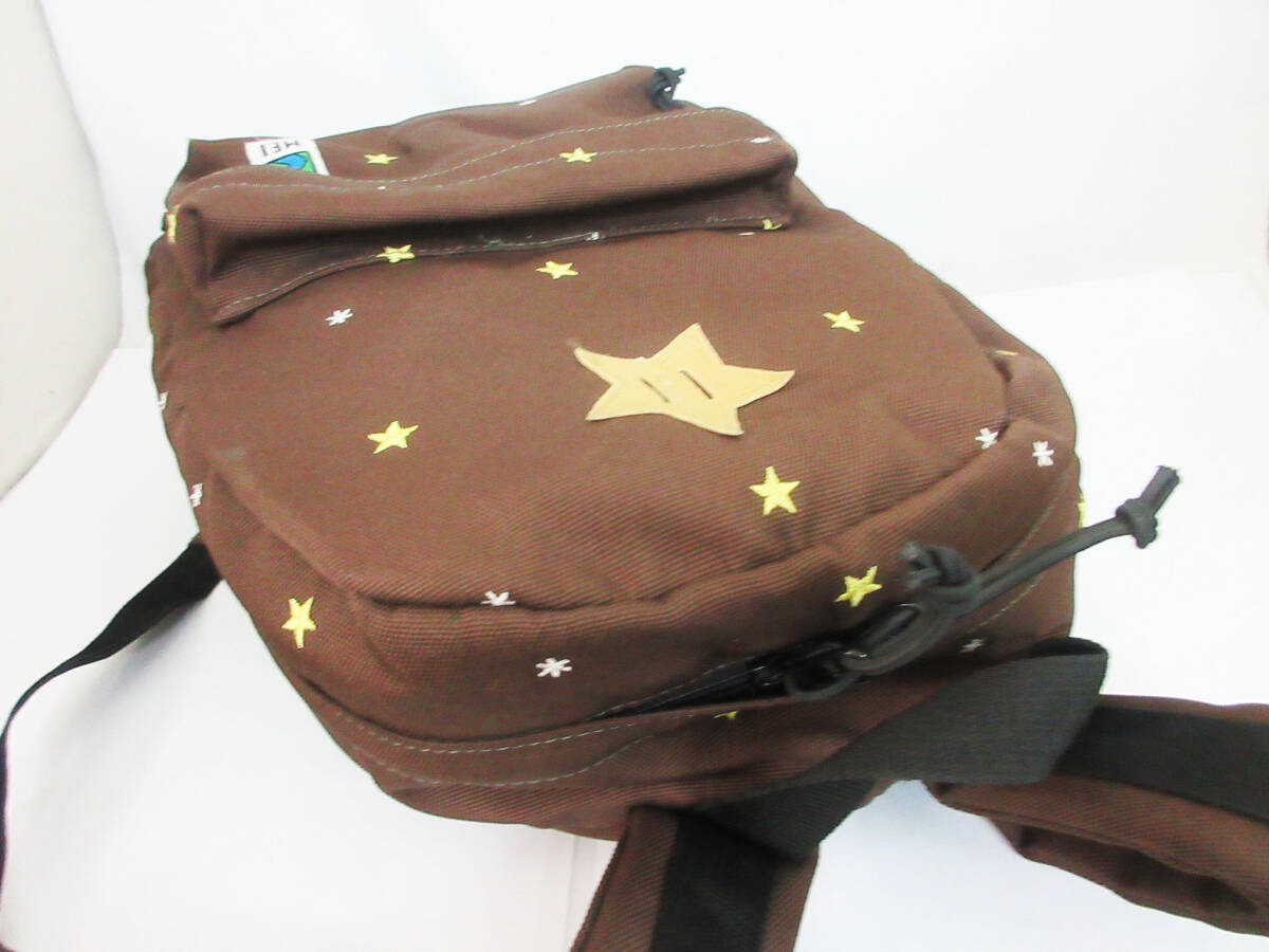 N8822【リュックサック】MEI★デイパック リュック バッグ★スターデザイン★23cm×16cm×32cm(H)★服飾雑貨★良品★_画像5