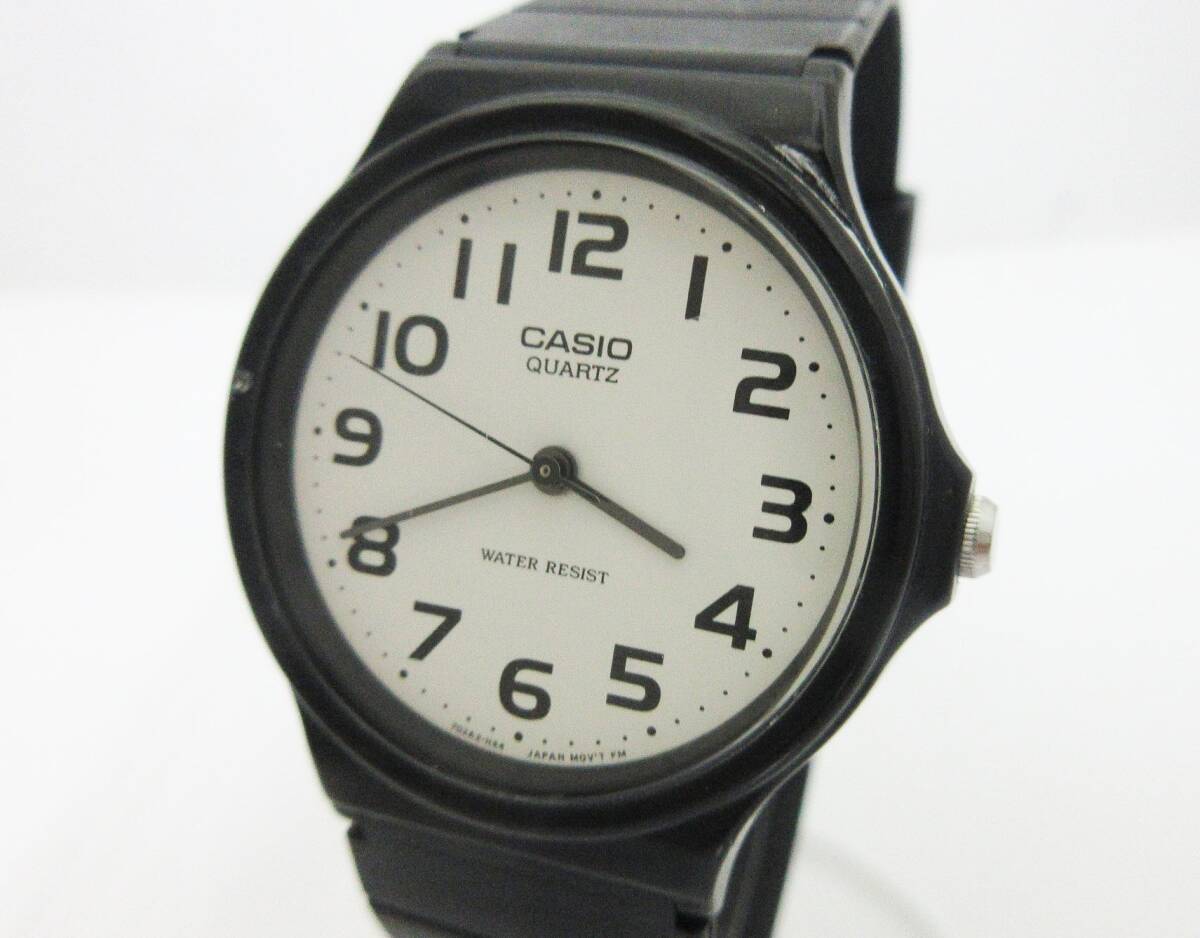 N8700【メンズ腕時計】カシオ CASIO MQ-24★アナログ 3針★クォーツ腕時計★ファッション小物 装飾品★電池交換済み★中古★の画像1