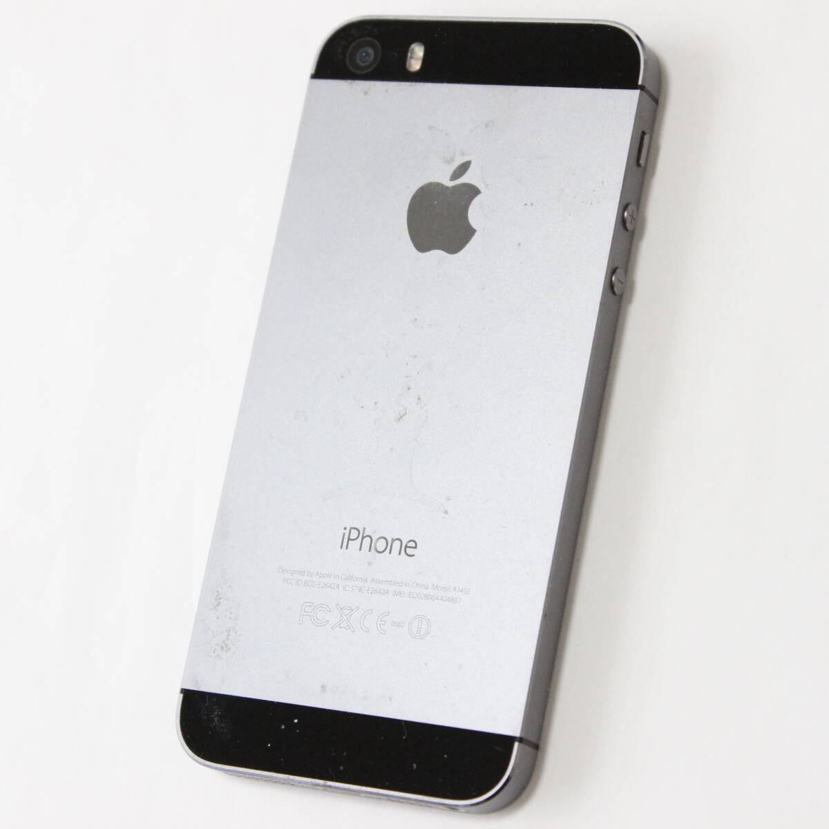 iPhone5s スペースグレイ docomo 判定〇 ジャンク #18271 (2)_画像2