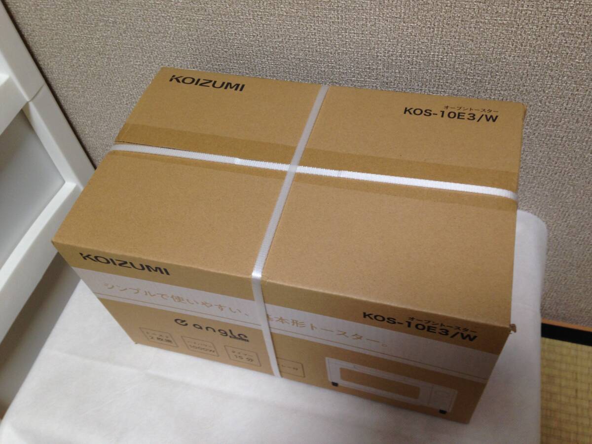 送料無料 KOIZUMI オーブントースター ホワイト KOS-10E3/W 新品 エディオン専用モデル コイズミ eangle select KOS10E3Wの画像2