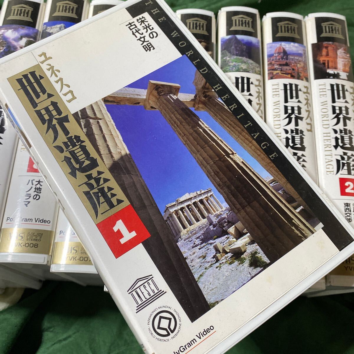 yunesko World Heritage VHS 10 шт 