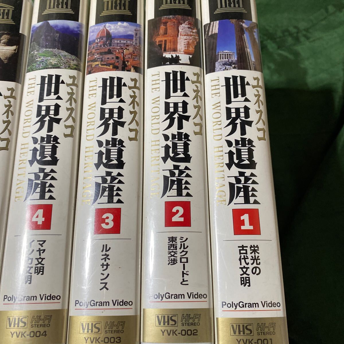 yunesko World Heritage VHS 10 шт 