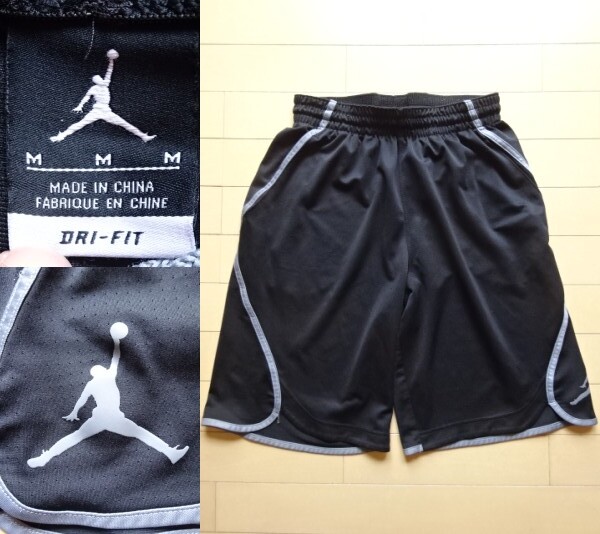 【NIKE】JORDAN DRI-FIT ショートパンツ ブラック SIZE:MEDIUM (ジョーダン,バスケットボール,バスパン)の画像1