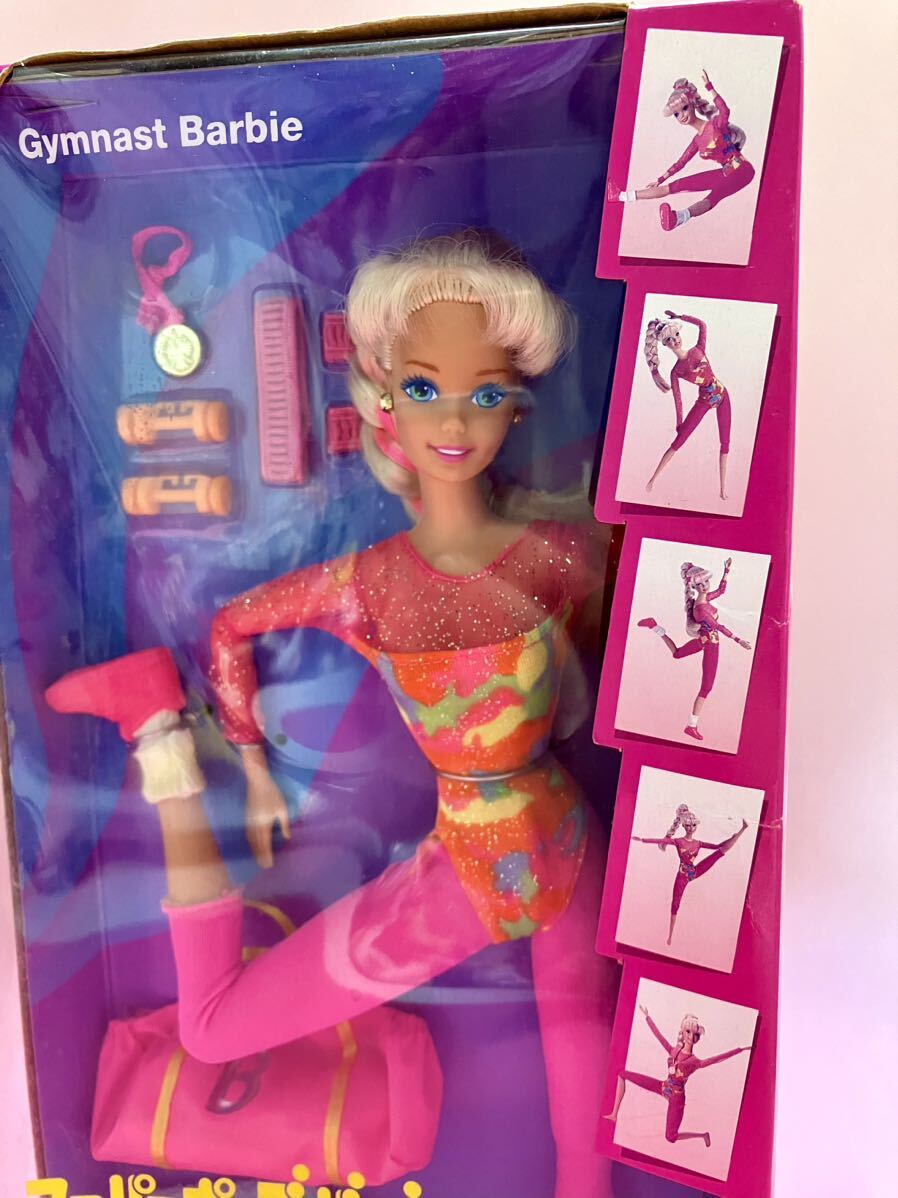 スーパーポーズ バービー 人形 Gymnast Barbieマテル MATTEL ドール の画像2